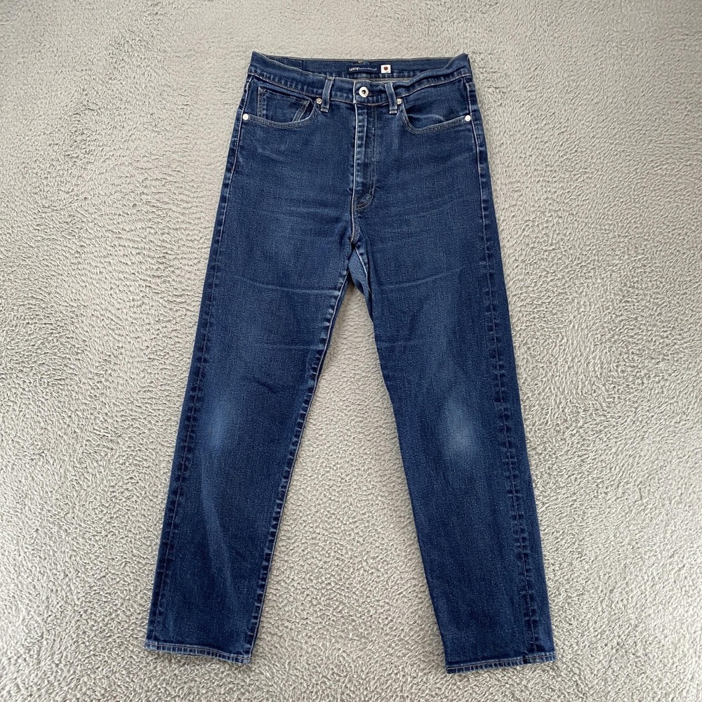 Levi's Made & Crafted Column Jeans Womens 30 High Rise Straight Blue Denim‎